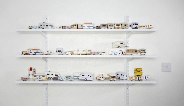 Photograph Robert Burton Caravans on One Eyeland